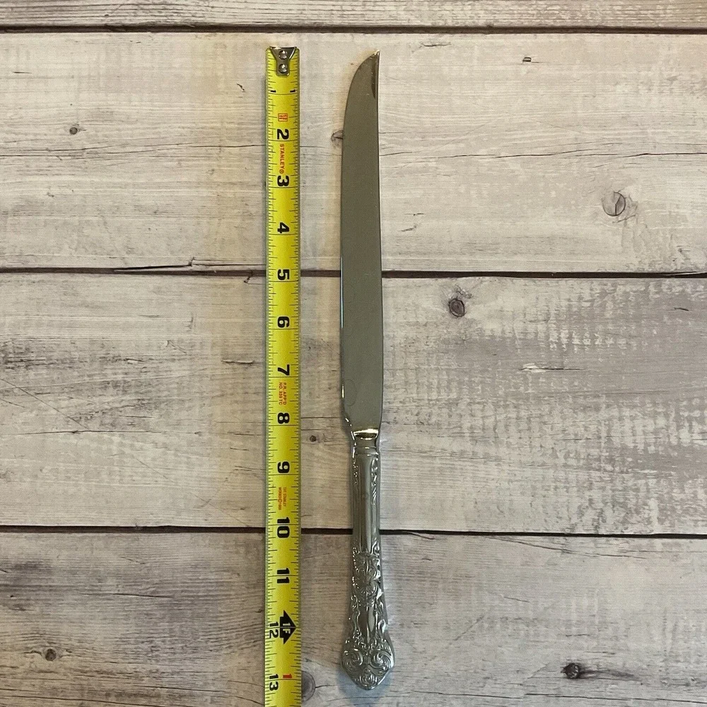Reed & Barton Stainless Flatware Renaissance Carving Knife